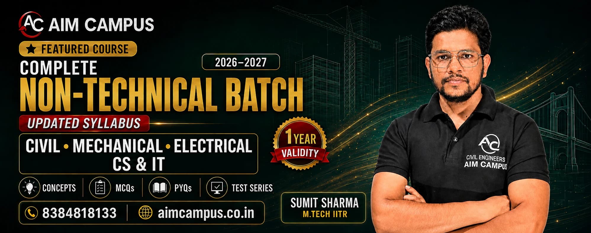 UKPSC JE NON TECH BATCH 2026